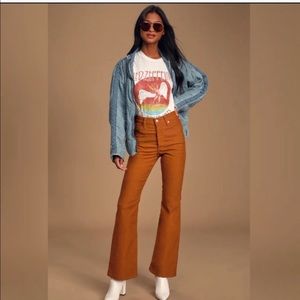 Levis Ribcage Flare corduroy pants